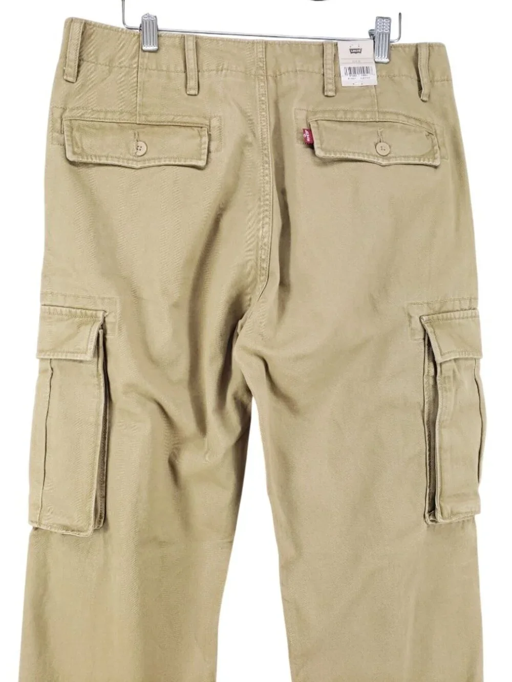 Levis Relaxed Fit Cargo Pants Mens 31x32 Tan Chino Tapered Leg